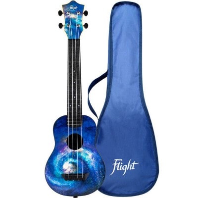 TUSL40 ABS LONG NECK TRAVEL UKULELE - SPACE