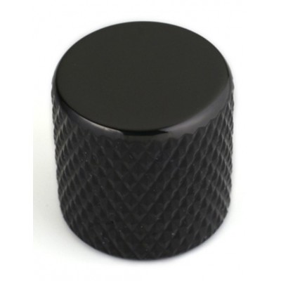 FLAT TOP KNOB POUR P.BASS ET TELE BLACK 6.35MM (FOR SOLID SHAFTS) (2)