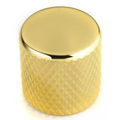 FLAT TOP KNOB POUR P.BASS ET TELE GOLD 6.35 MM (FOR SOLID SHAFTS) (2)