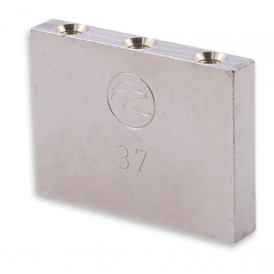 ORIGINAL NICKEL PLATED BRASS BLOCK 37MM A