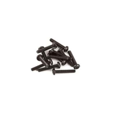 FENDER INTONATION SCREWS, AMERICAN DELUXE/ELITE STRAT/TELE, SHORT 4-40 X 5/8, PHILIPS, BLACK (12)