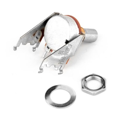250K 15A SNAP-IN STYLE SOLID SHAFT AUDIO TAPER POTENTIOMETER