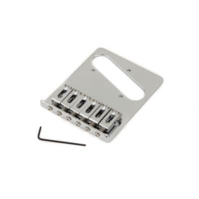 STANDARD TELECASTER BRIDGE ASSEMBLY, CHROME