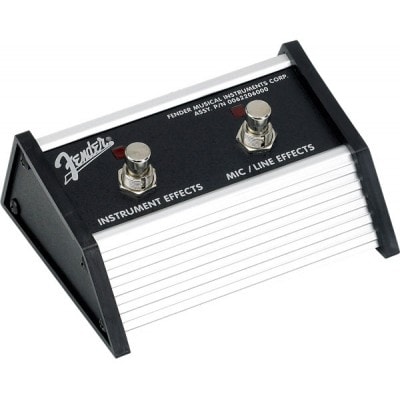 FENDER 2-BUTTON FOOTSWITCH: ACOUSTASONIC JR. DSP, 1/4" CONNECTOR