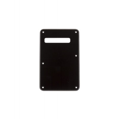 FENDER BACKPLATE, STRATOCASTER, BLACK, 1-PLY