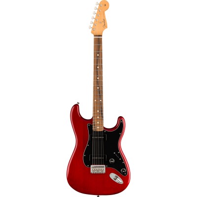 NOVENTA STRATOCASTER PF, CRIMSON RED TRANSPARENT