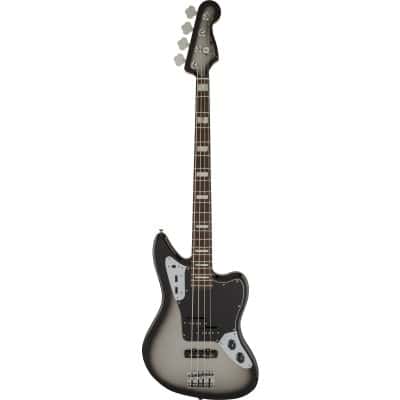 TROY SANDERS JAGUAR BASS RW, SILVERBURST