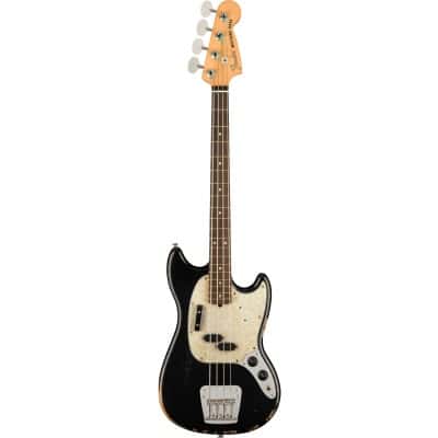 Fender Jmj Road Worn Mustang Bass Black