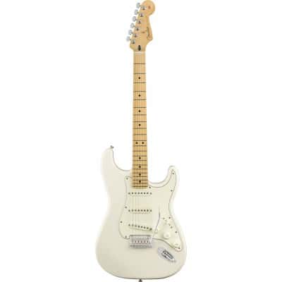 MEXICAN PLAYER STRATOCASTER MN, POLAR WHITE