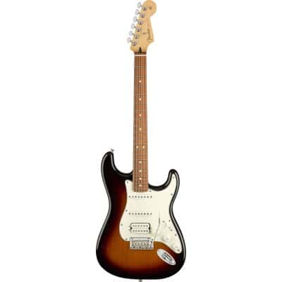 MEXICAN PLAYER STRATOCASTER HSS PF, 3-COLOR SUNBURST