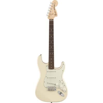 Fender Mexican Artist Stratocaster Signature Albert Hammond Jr Rw Olympic White 