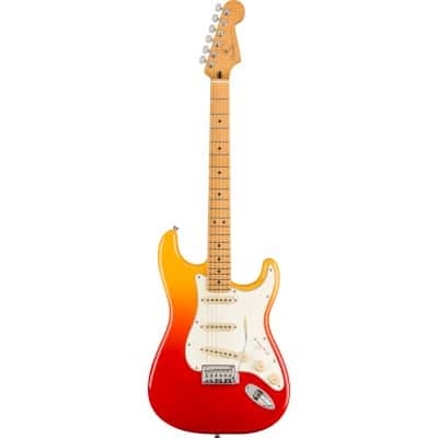 FENDER MEXICAN PLAYER PLUS STRATOCASTER MN, TEQUILA SUNRISE - RECONDITIONNE