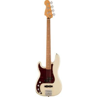 PLAYER PLUS PRECISION BASS LH PF OLYMPIC PEARL