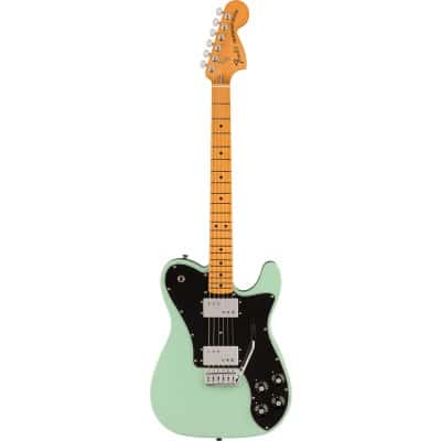 MEXICAN VINTERA II 70S TELECASTER DELUXE WITH TREMOLO MN SURF GREEN