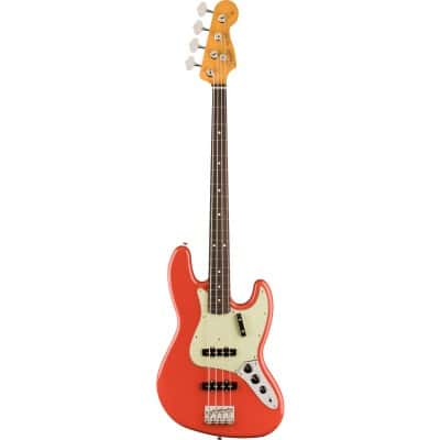 MEXICAN VINTERA II 60S JAZZ BASS RW FIESTA RED