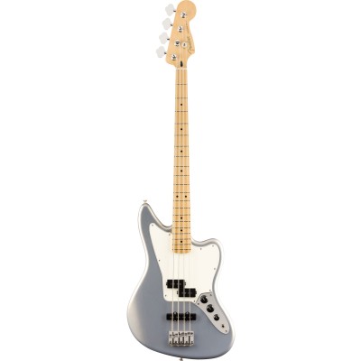 PLAYER JAGUAR BASS MN, SILVER