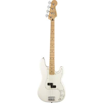 MEXICAN PLAYER PRECISION BASS MN, POLAR WHITE