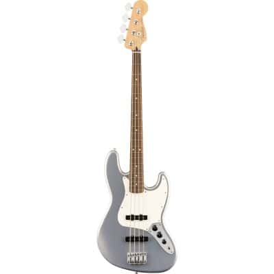 MEXICAN PLAYER JAZZ BASS PF, SILVER
