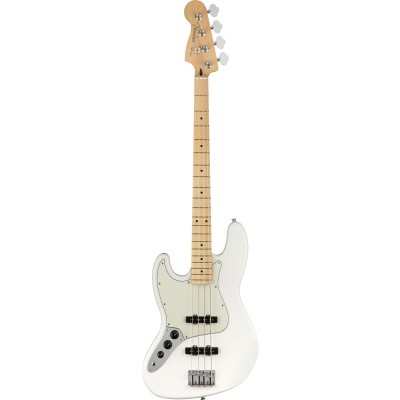 PLAYER JAZZ BASS LHED MN, POLAR WHITE