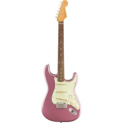 MEXICAN VINTERA '60S STRATOCASTER MODIFIED PF, BURGUNDY MIST METALLIC