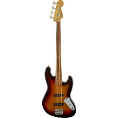Fender Jaco Pastorius Jazz Bass Fretless Touche Palissandre 3 Color Sunburst