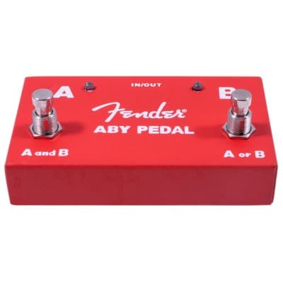 FENDER 2-SWITCH ABY PEDAL, RED