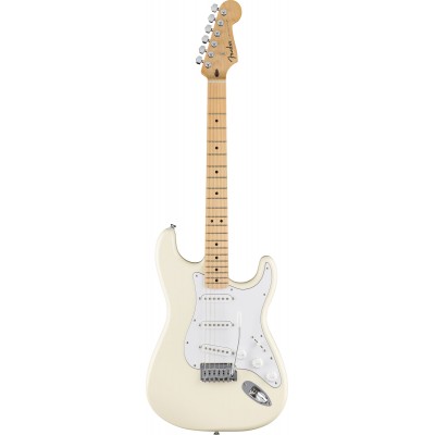 FENDER Standard Stratocaster MN White Pickguard Olympic White