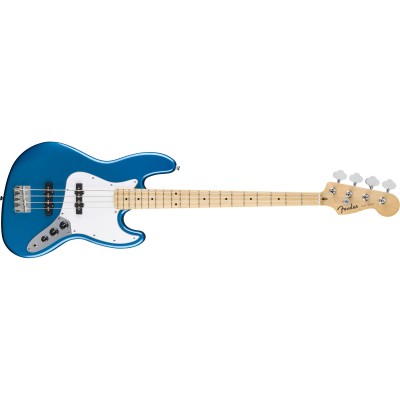 FENDER Standard Jazz Bass MN White Pickguard Aqua Marine Metallic
