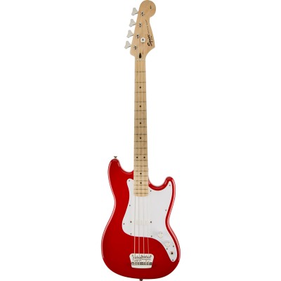 BRONCO BASS MN, WHITE PICKGUARD, TORINO RED