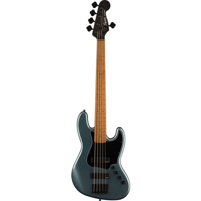 CONTEMPORARY ACTIVE JAZZ BASS HH V ROASTED MN BLACK PICKGUARD GUNMETAL METALLIC