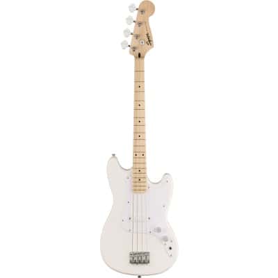 SQUIER SONIC BRONCO BASS MN WHITE PICKGUARD ARCTIC WHITE - REFURBISHED