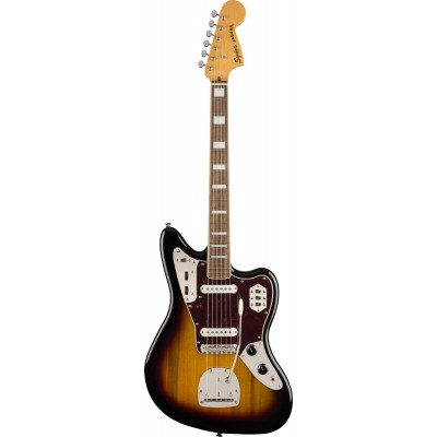 Squier By Fender Classic Vibe \'70s Jaguar 3-color Sunburst