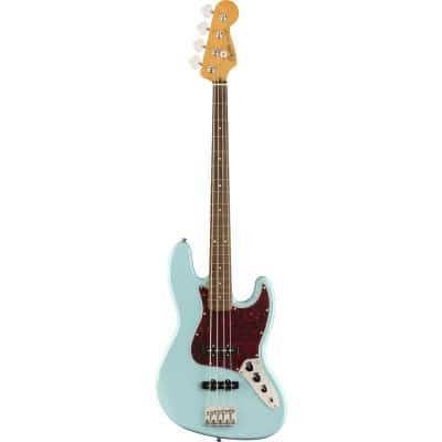 Squier By Fender Classic Vibe \'60s Jazz Bass Daphne Blue