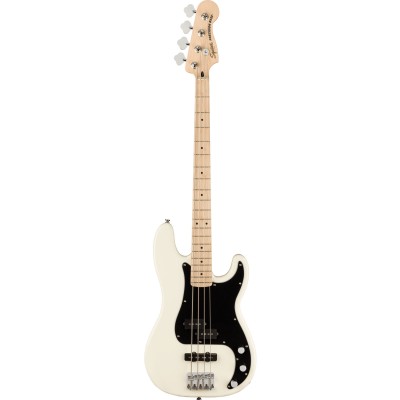 SQUIER BY FENDER AFFINITY  PRECISION BASS PJ MN, BLACK PICKGUARD, OLYMPIC WHITE