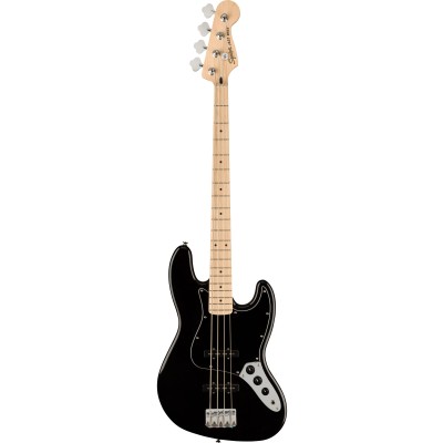 SQUIER BY FENDER AFFINITY  JAZZ BASS MN, BLACK PICKGUARD, BLACK