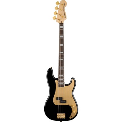 40TH ANNIVERSARY PRECISION BASS GOLD EDITION LRL GOLD ANODIZED PICKGUARD BLACK