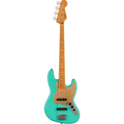 40TH ANNIVERSARY JAZZ BASS VINTAGE EDITION MN GOLD ANODIZED PICKGUARD SATIN SEAFOAM GREEN