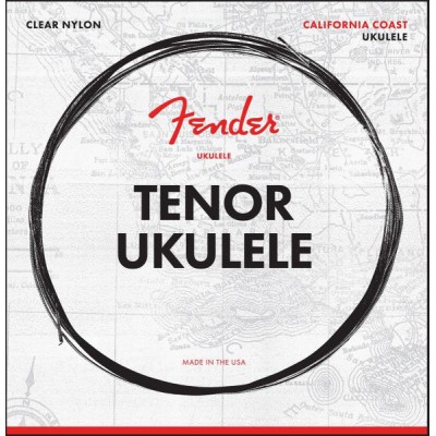 FENDER Ténor Ukulélé Strings, Set Of Four