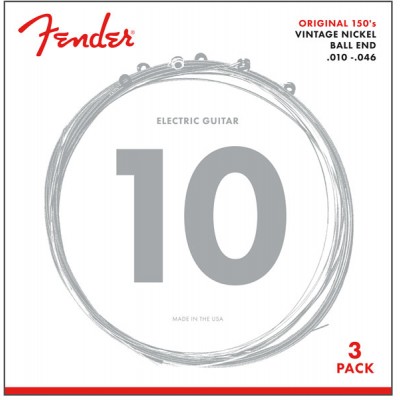FENDER Original 150 Vintage Nickel 10-46 Pack de 3