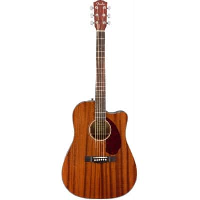 FENDER CD-140SCE DREADNOUGHT WLNT, ALL-MAHOGANY W-CASE