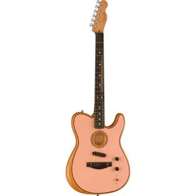 LTD AMERICAN ACOUSTASONIC TELECASTER SHELL PINK