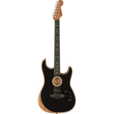 AMERICAN ACOUSTASONIC STRAT EBO, BLACK