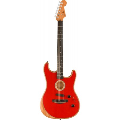 Fender American Acoustasonic Straocaster  Eb Dakota Red