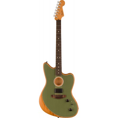 Jazzmaster Player Acoustasonic Rw Antique Olive