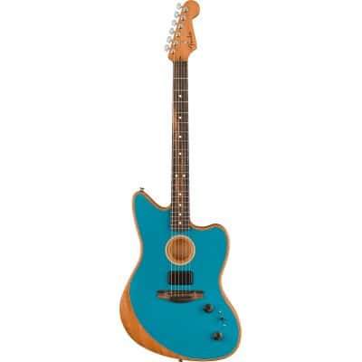 AMERICAN ACOUSTASONIC JAZZMASTER, OCEAN TURQUOISE EBO