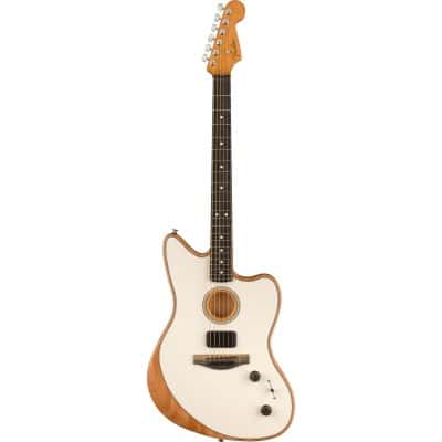 AMERICAN ACOUSTASONIC JAZZMASTER, ARCTIC WHITE EBO