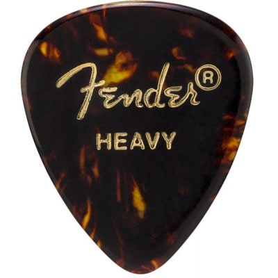 Fender Médiators Forme Standard, Motif écaille, Heavy, Par 12 