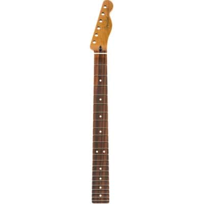 Fender Roasted Maple Telecaster Neck 22 Jumbo Frets 12 Pao Ferro Flat Oval Shape