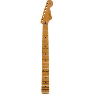 Fender Roasted Maple Stratocaster Neck 22 Jumbo Frets 12 Maple Flat Oval Shape