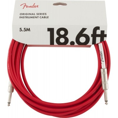 Fender Original Series Instrument Cable 18.6\' Fiesta Red